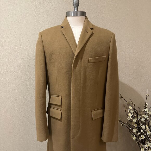 J. Crew Other - JCrew Men's Overcoat Tan XL Tall Mayfair Topcoat
